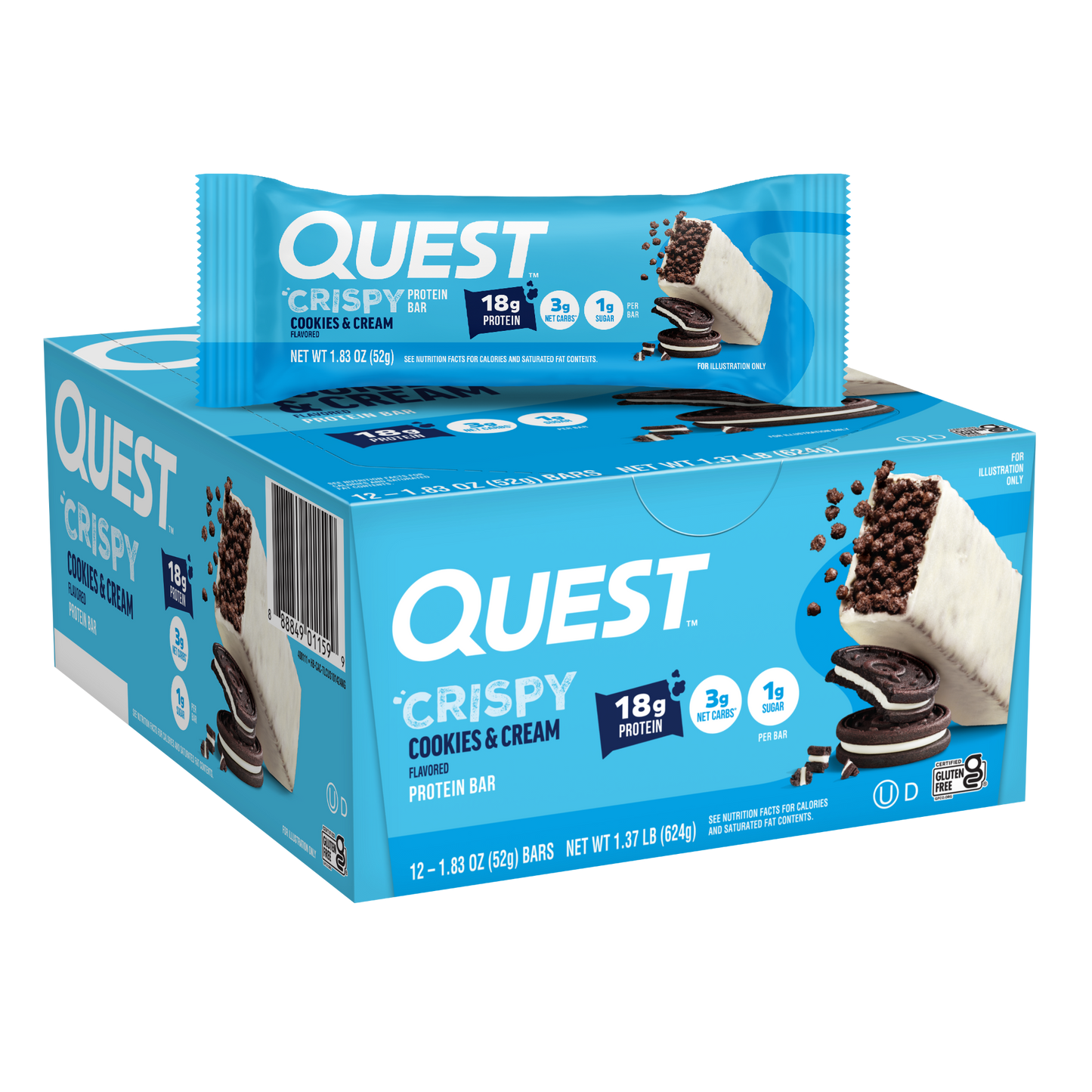 cookies-and-cream-crispy-hero-protein-bars-u8 400111_QN_USA_Pkg_Crispy_ProteinBar_CAC_12ctCarton_3D_Composite_Force.png